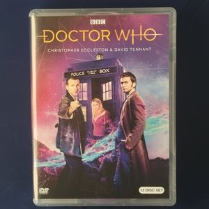 BBC Doctor Who Christopher Eccleston & David Tennant 12 Disc DVD Set LIKE NEW
